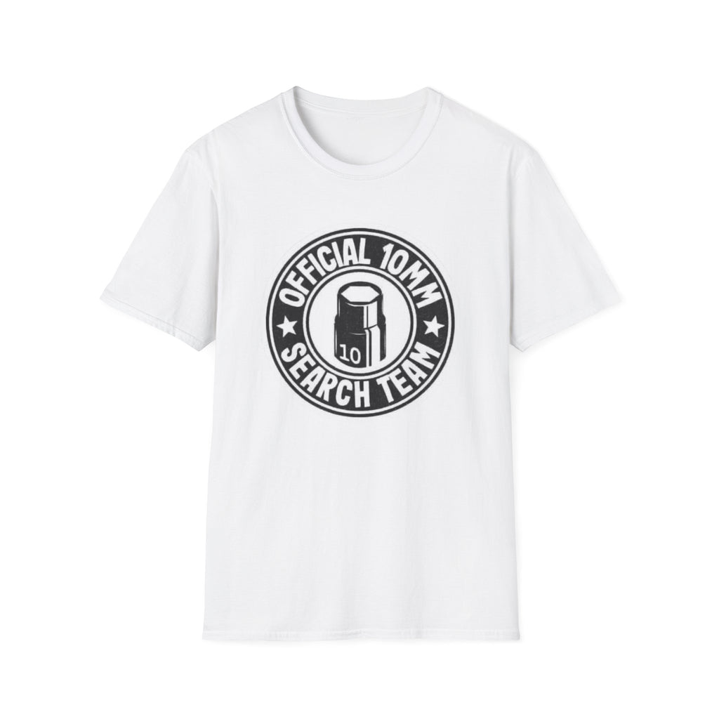 10mm Search Team T-Shirt – 'Official 10MM' Logo Tee