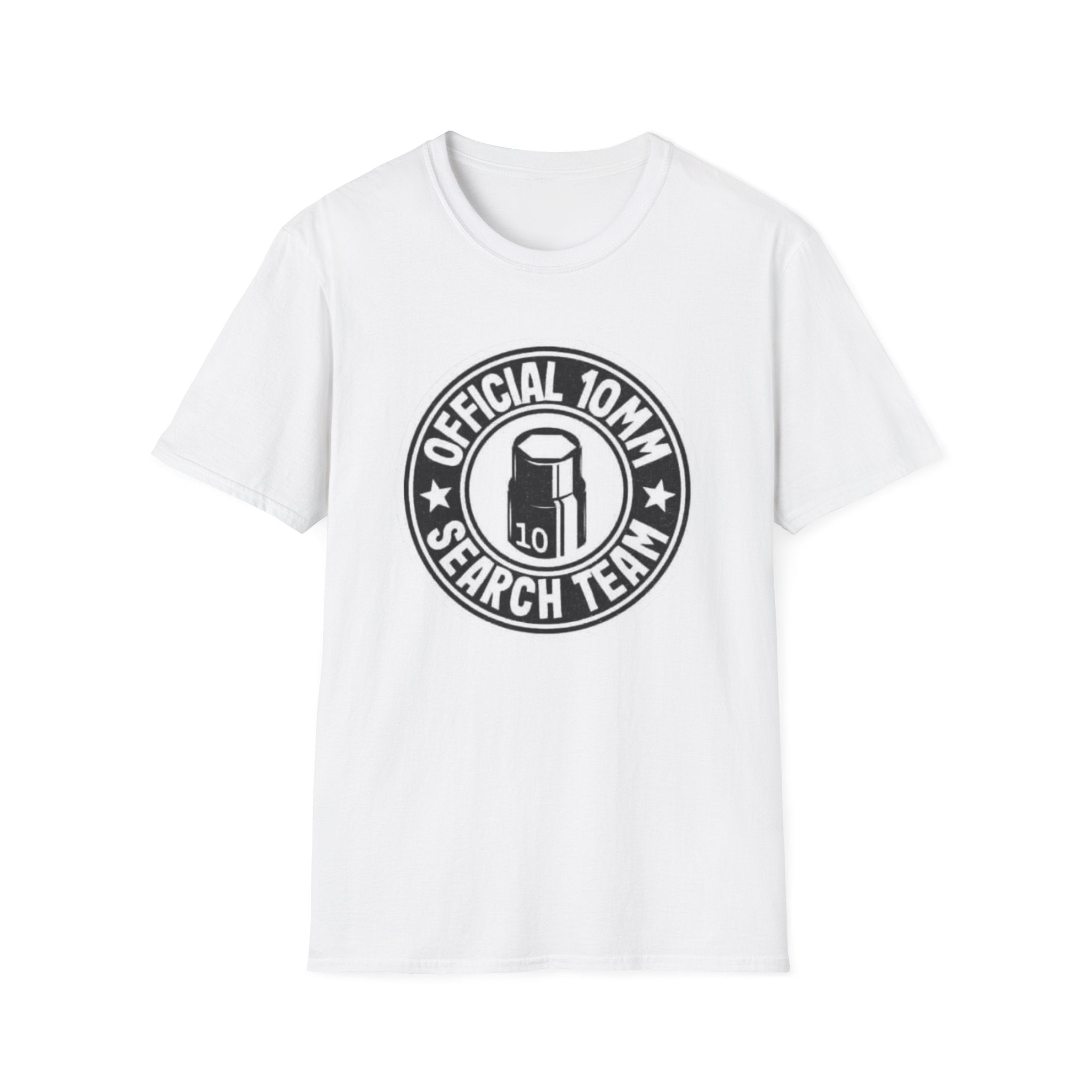 10mm Search Team T-Shirt – 'Official 10MM' Logo Tee
