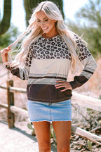 Leopard Block Long Sleeve