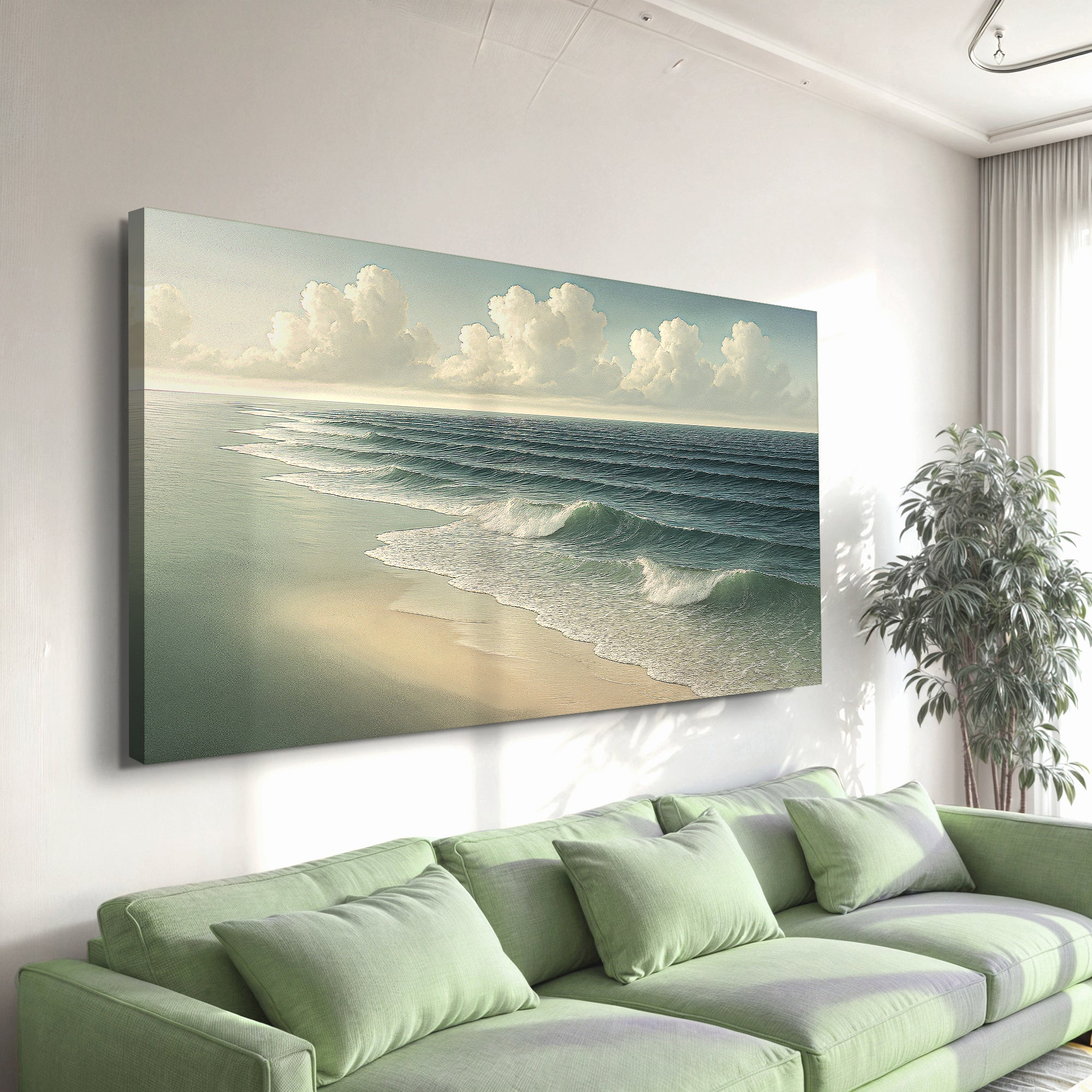 Beach Shoreline Coastal Wall Art VI
