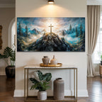 Cross On A Hill Faith Wall Art III