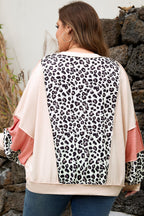 Geometric Leopard Sweater