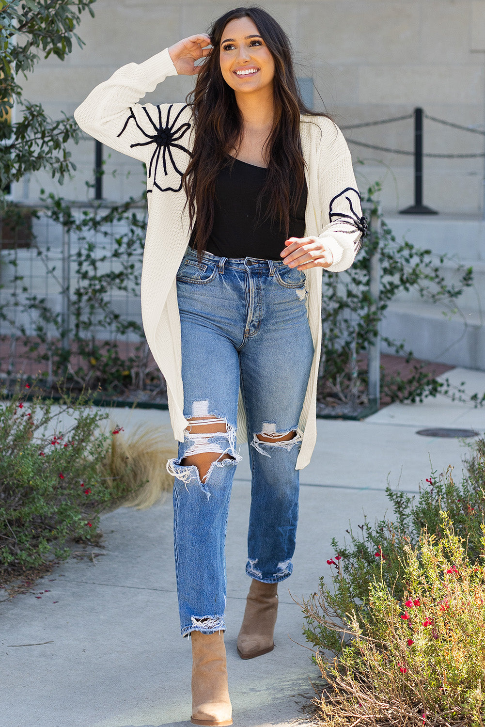 Hawaiian Flower Cardigan