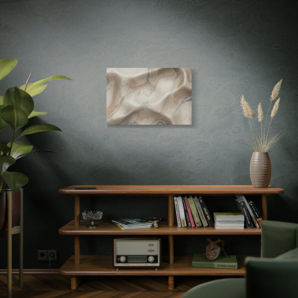 Abstract Neutral Marble Canvas Wall Art — Matte Stretched 1.25"