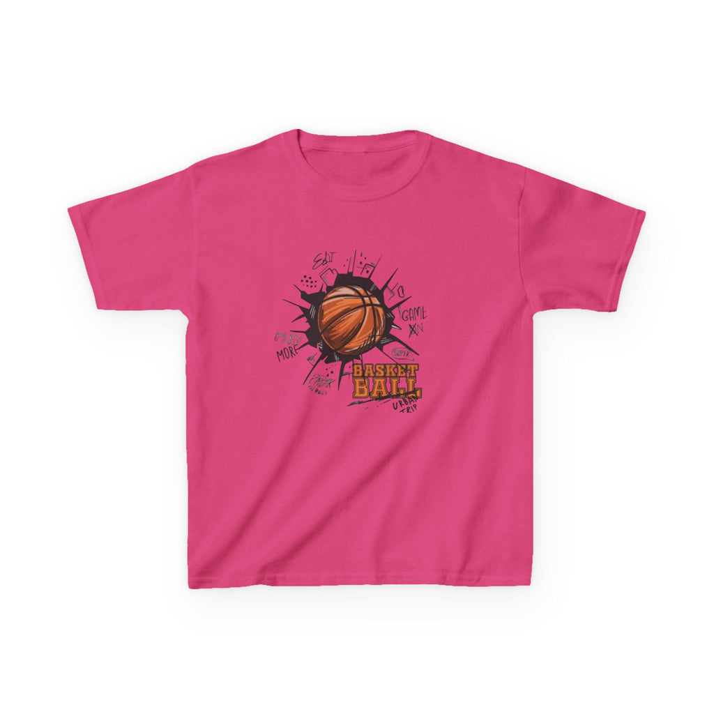 Kids Basketball Tee — Slam Dunk Graphic Shirt
