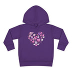Toddler Heart Doodle Hoodie – Pink Love Icons Pullover