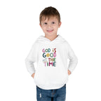 Toddler Hoodie — "God Is Good All The Time" Cute Faith Pullover