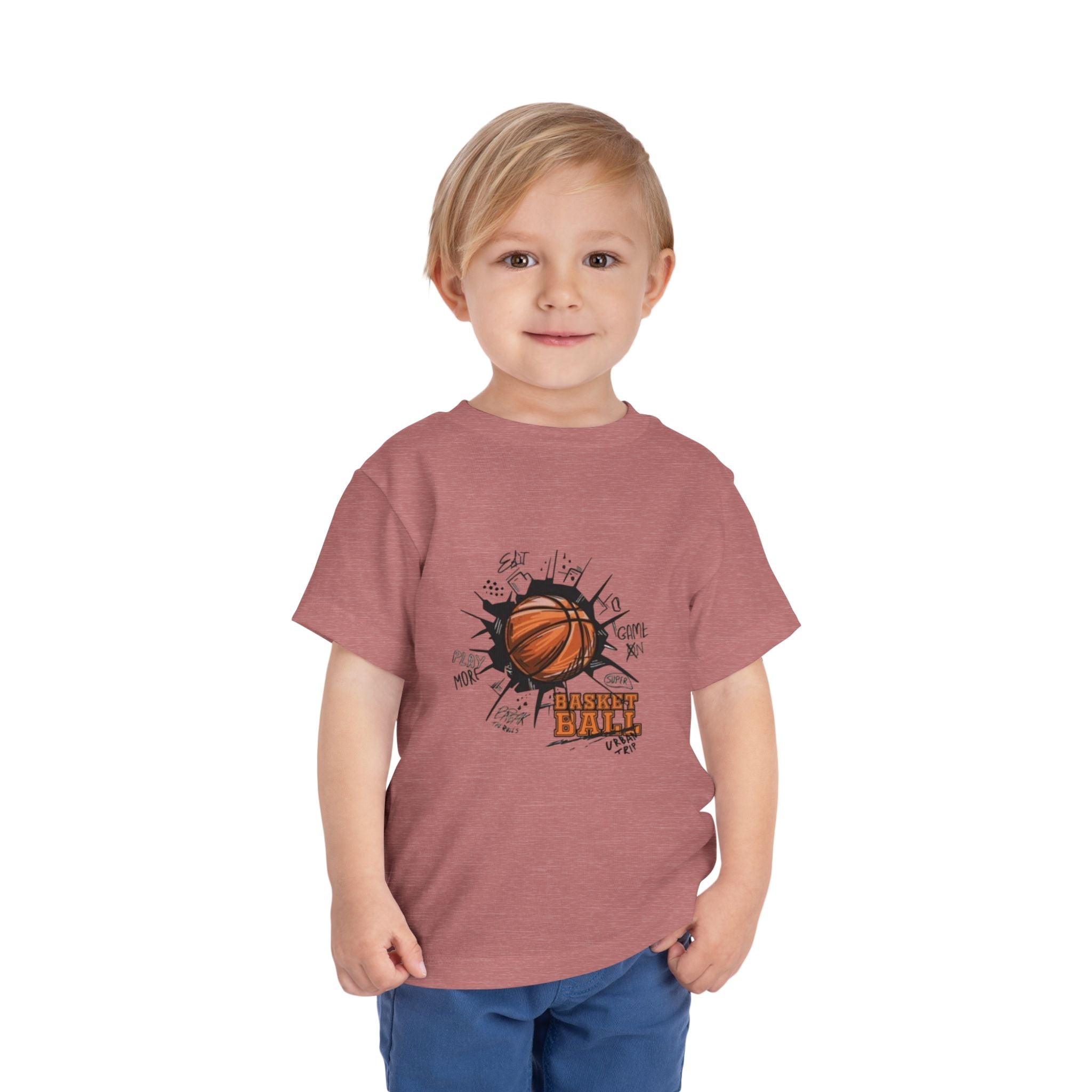 Toddler Basketball Tee - 'Future MVP' Graphic Kids Shirt