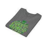 Youth Tee — Happy St. Patrick's Day Green Lettering Kids Shirt