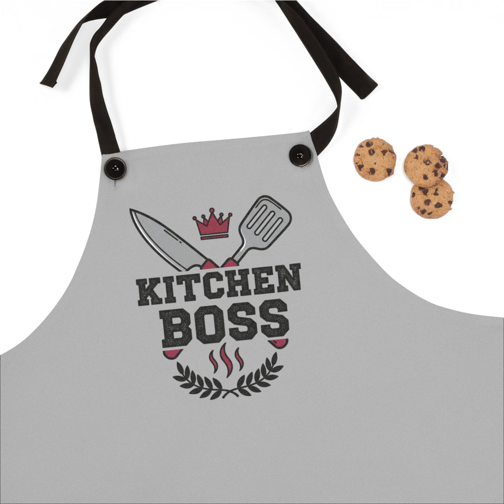 Kitchen Boss Apron — 'Kitchen Boss' Graphic Chef Apron for Home Cooks & BBQs