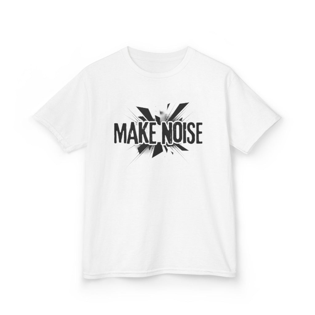Kids Tee — "Make Noise" Graphic Shirt for Loud, Confident Kids
