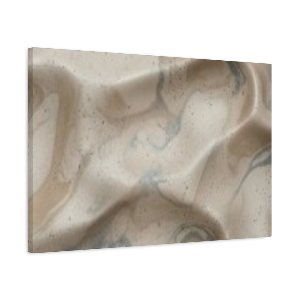 Abstract Neutral Marble Canvas Wall Art — Matte Stretched 1.25"