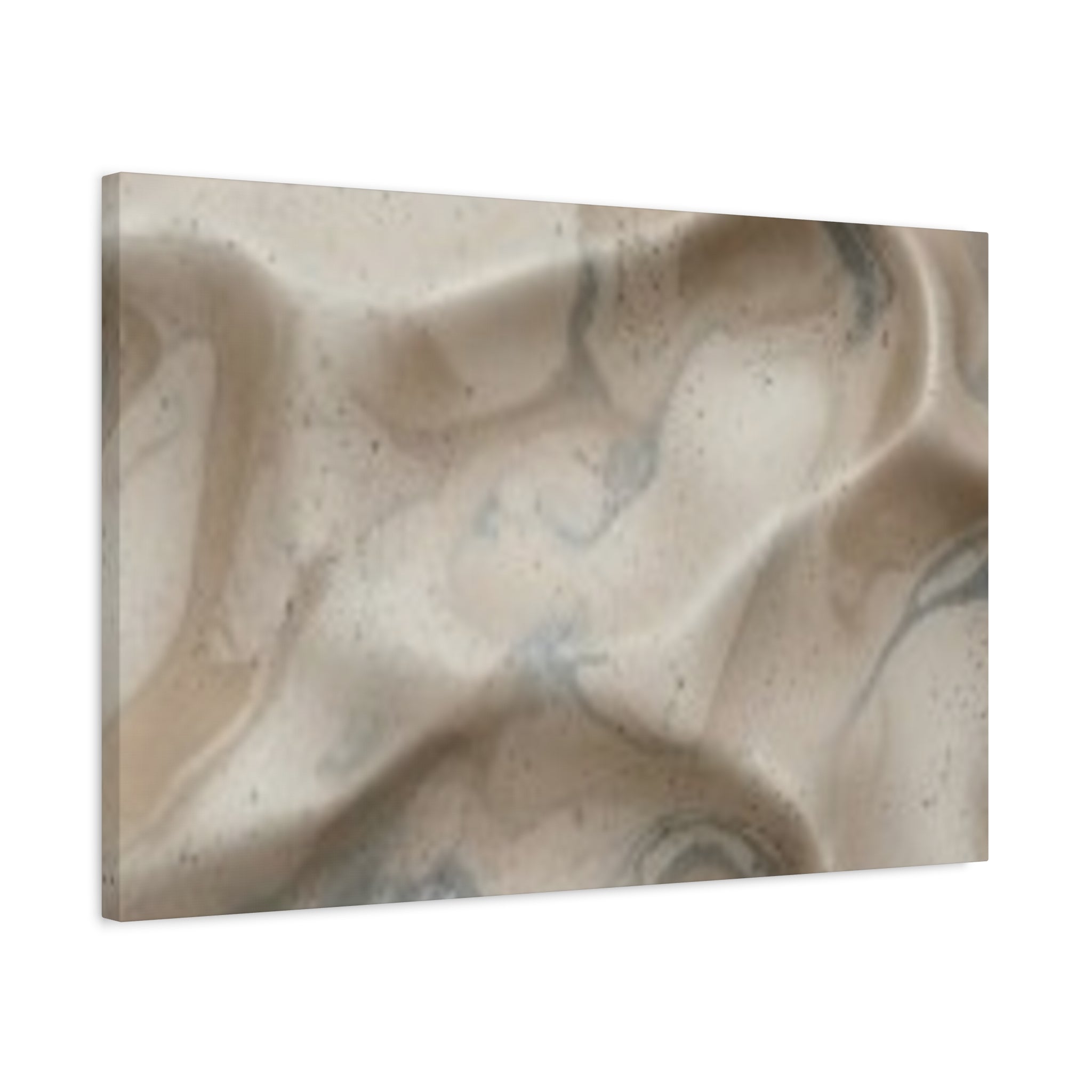Abstract Neutral Marble Canvas Wall Art — Matte Stretched 1.25"