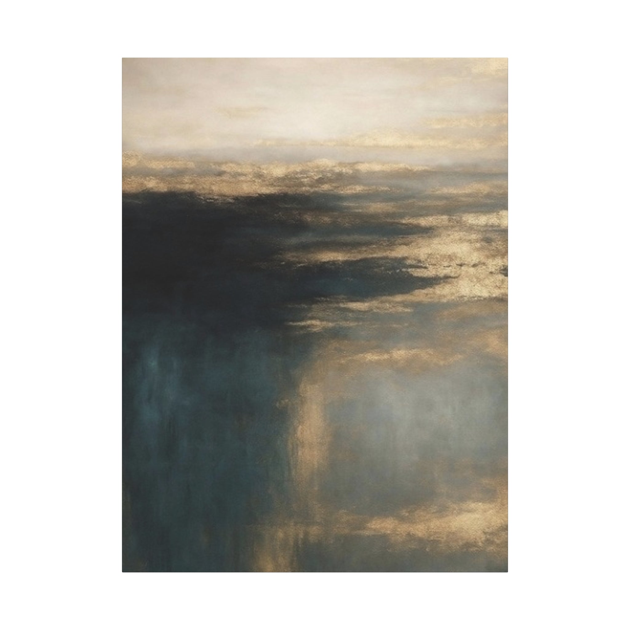 Abstract Stormy Seascape Canvas