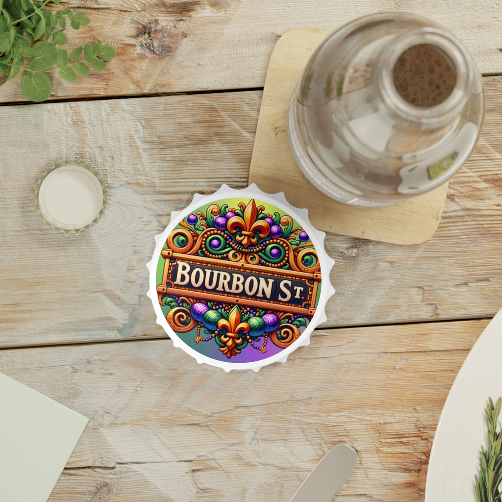 Bourbon St. Mardi Gras Bottle Opener