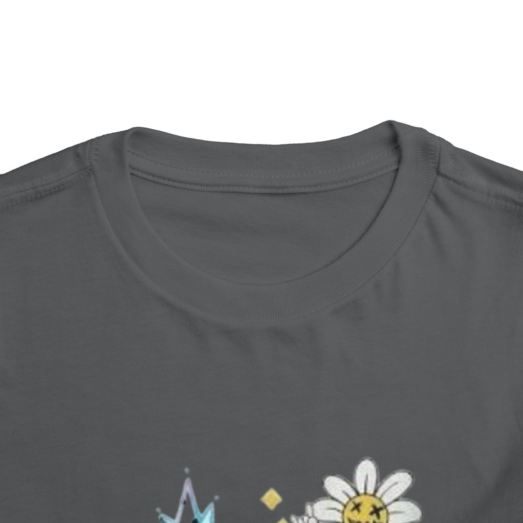 Toddler Tee - "Stay Wild" Graffiti Daisy Cute Kids T-Shirt