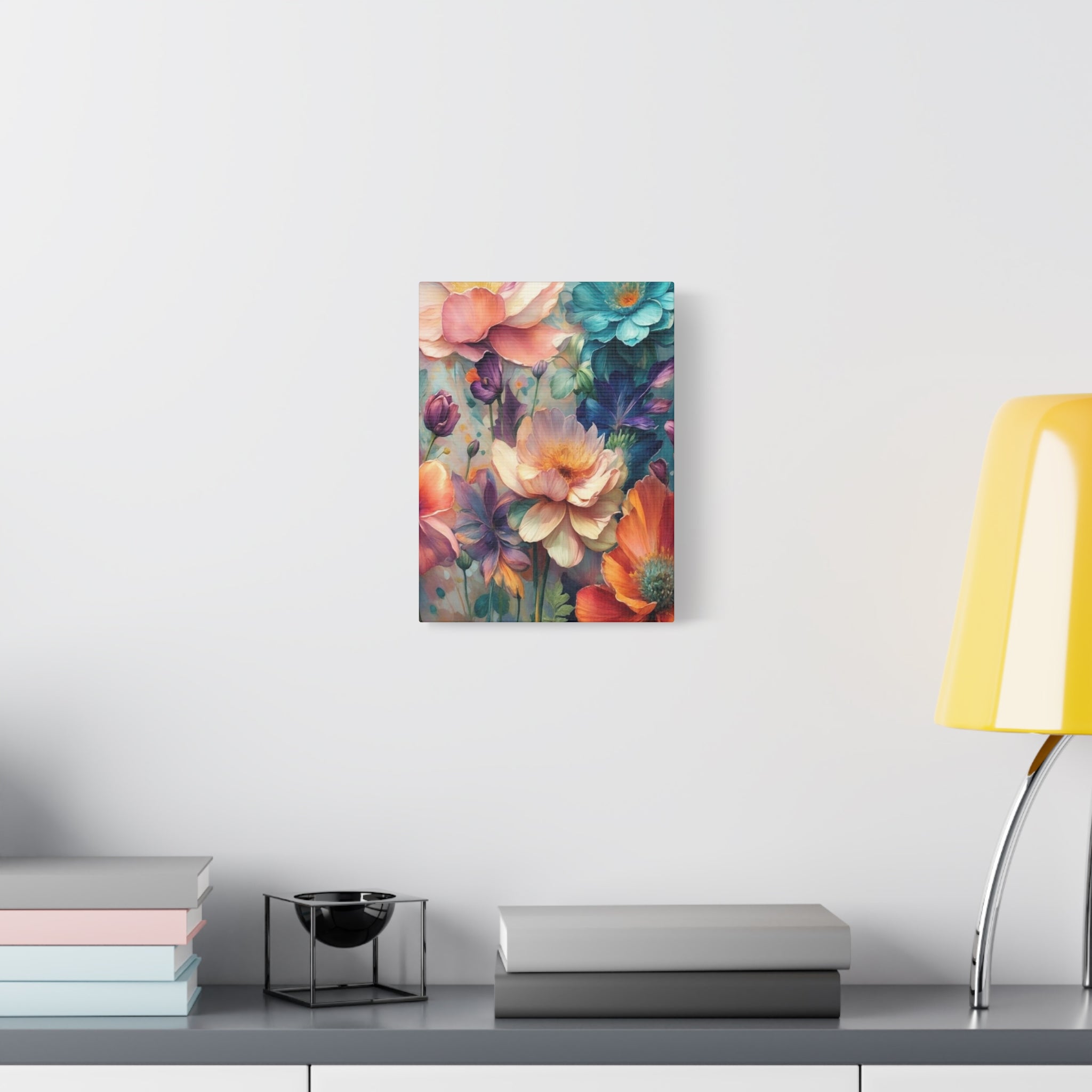 Floral Dreamscape Matte Canvas Print — Stretched 1.25"