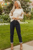 Aimee Detail Ribbed Trim Sweatshirt