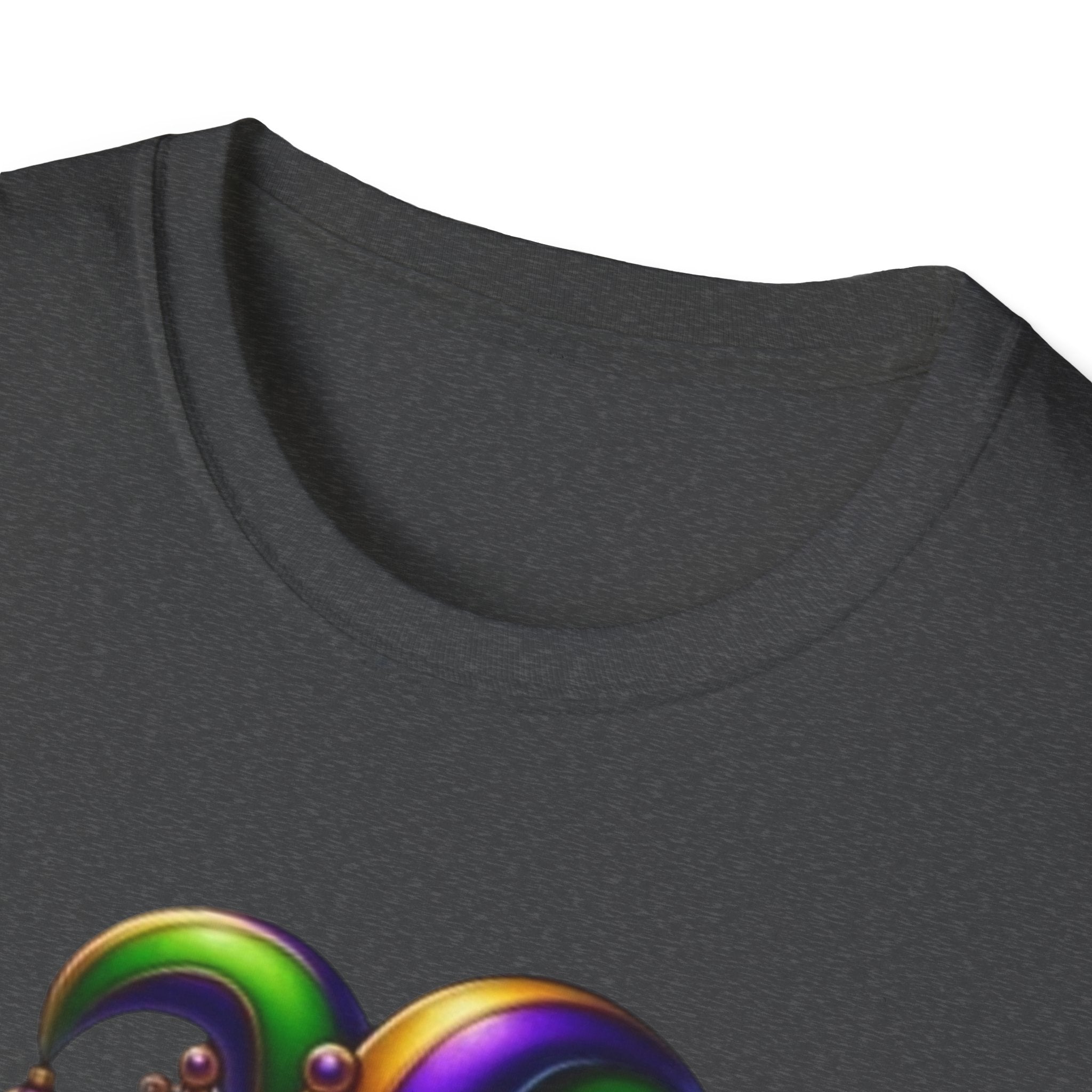 Mardi Gras Jester Alligator T-Shirt — Carnival Croc Graphic Tee