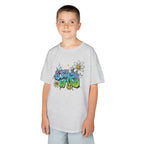 Kids Tee — "Stay Wild" Graffiti Daisy Graphic