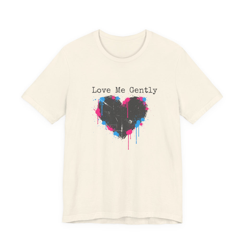 Distressed Graffiti Heart Tee | grunge heart shirt, punk heart design