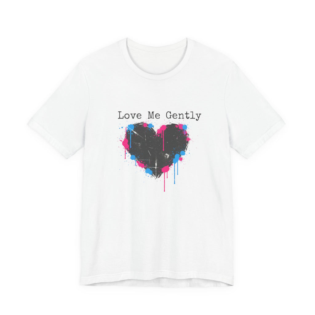 Distressed Graffiti Heart Tee | grunge heart shirt, punk heart design