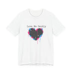 Distressed Graffiti Heart Tee | grunge heart shirt, punk heart design