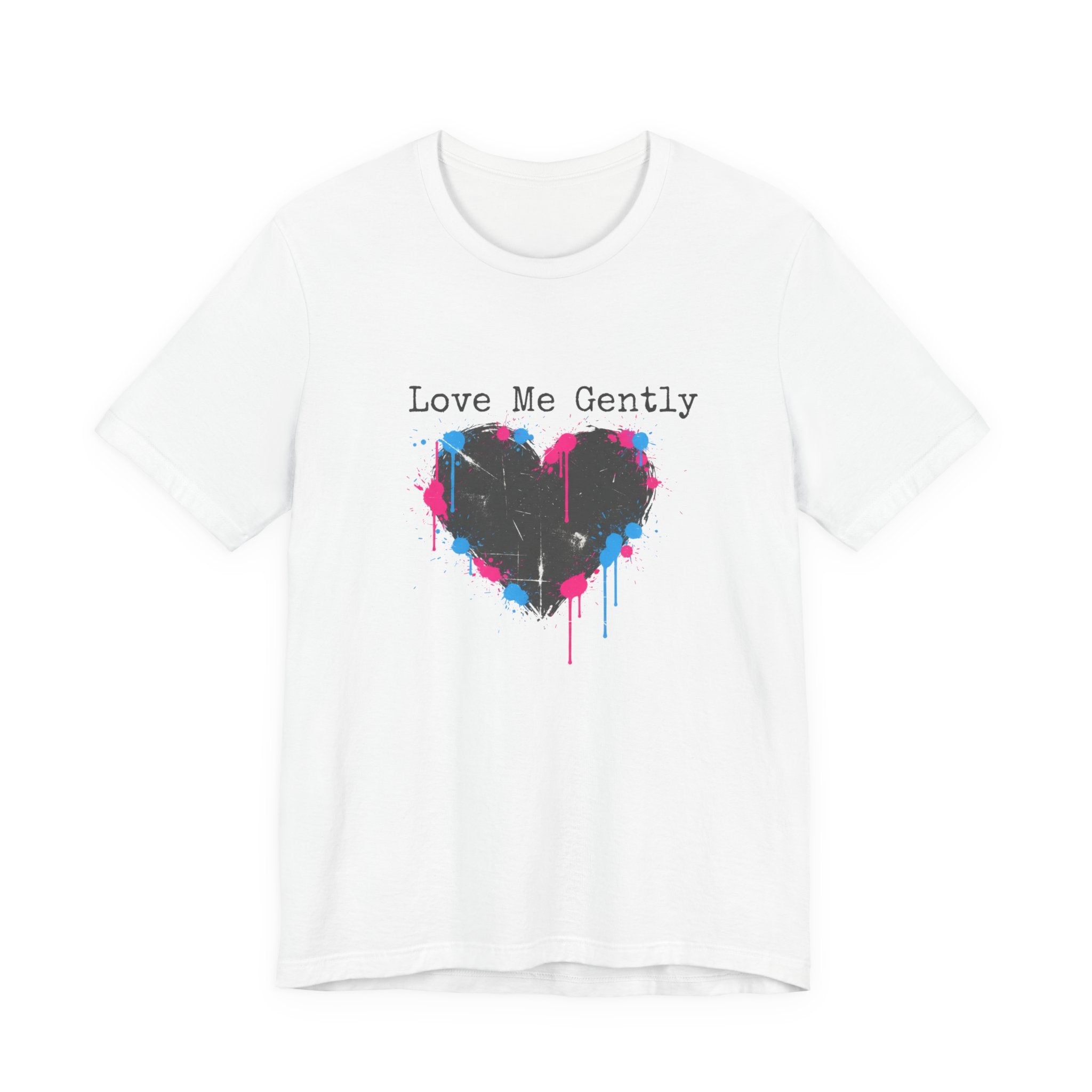 Distressed Graffiti Heart Tee | grunge heart shirt, punk heart design