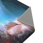 Cosmic Nebula Area Rug — Galactic Cloudscape Floor Accent