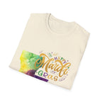 Mardi Gras Louisiana Watercolor T-Shirt — Happy Mardi Gras Celebration Tee