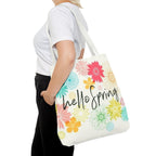 Hello Spring Floral Tote
