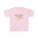 Kids Tee - "I'm Not Bossy I'm Just Always Right" Colorful Smile Graphic