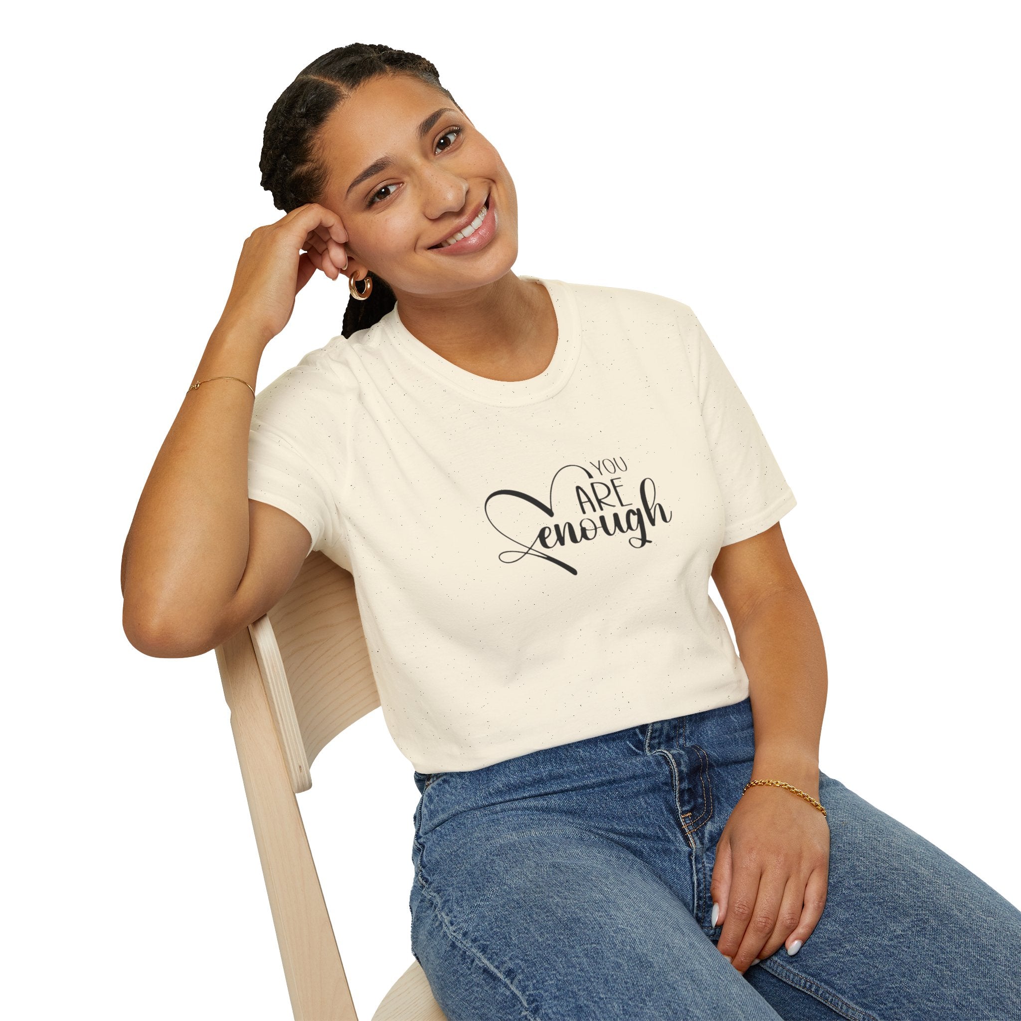 Are Enough T-Shirt — Inspirational "You Are Enough" Comfort Tee