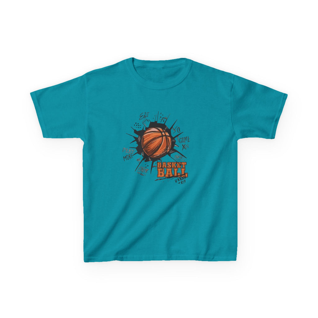 Kids Basketball Tee — Slam Dunk Graphic Shirt