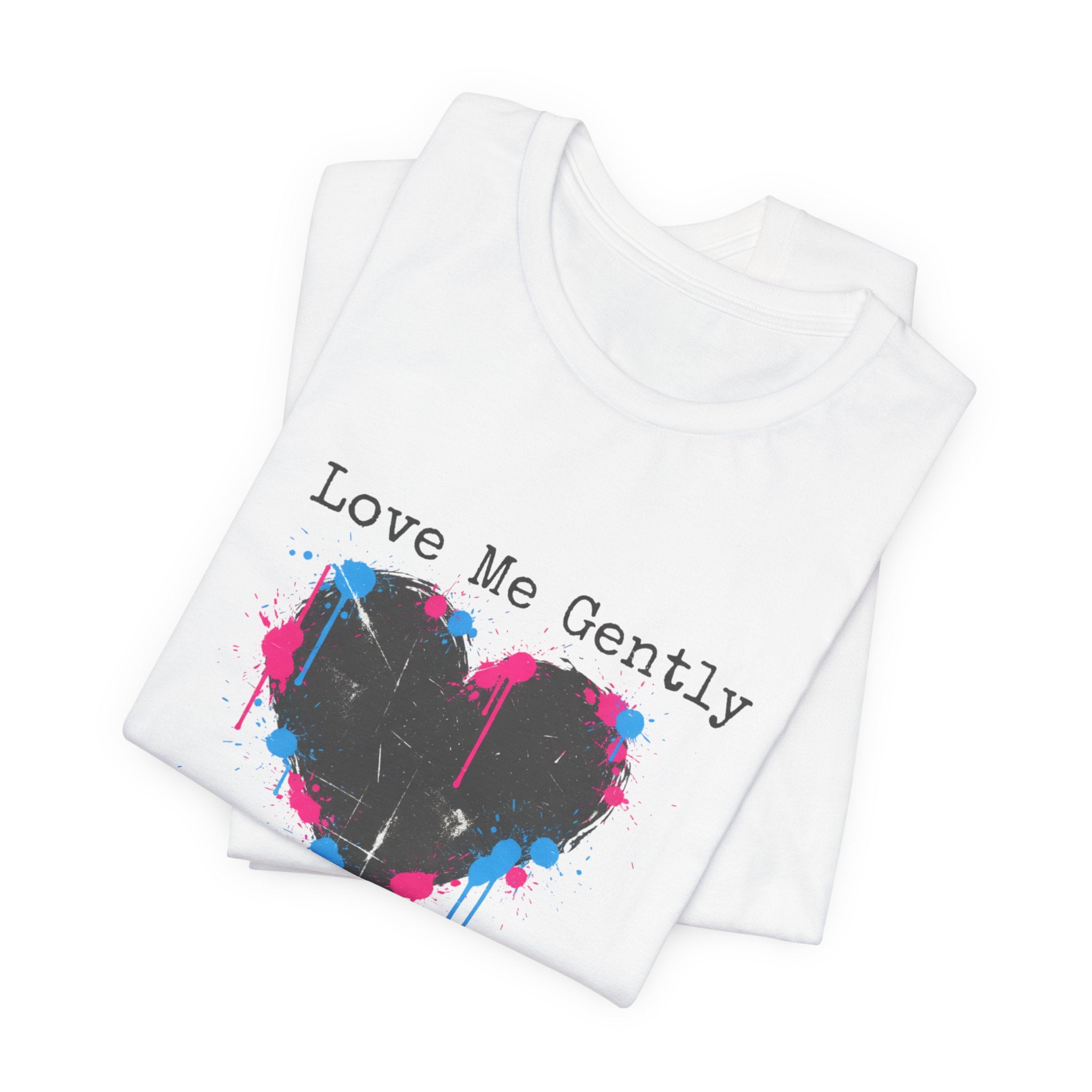 Distressed Graffiti Heart Tee | grunge heart shirt, punk heart design