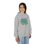 Youth Hoodie — "Stay Wild" Graffiti Daisy Streetwear