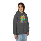 Youth Hoodie — Colorful Retro Cassette 'I Have No Idea What This Is' Graphic