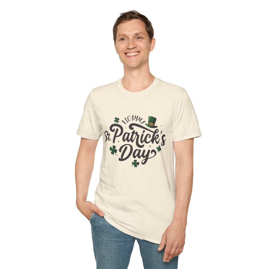 St. Patrick's Day T-Shirt – Lucky Shamrock & Leprechaun Hat Tee