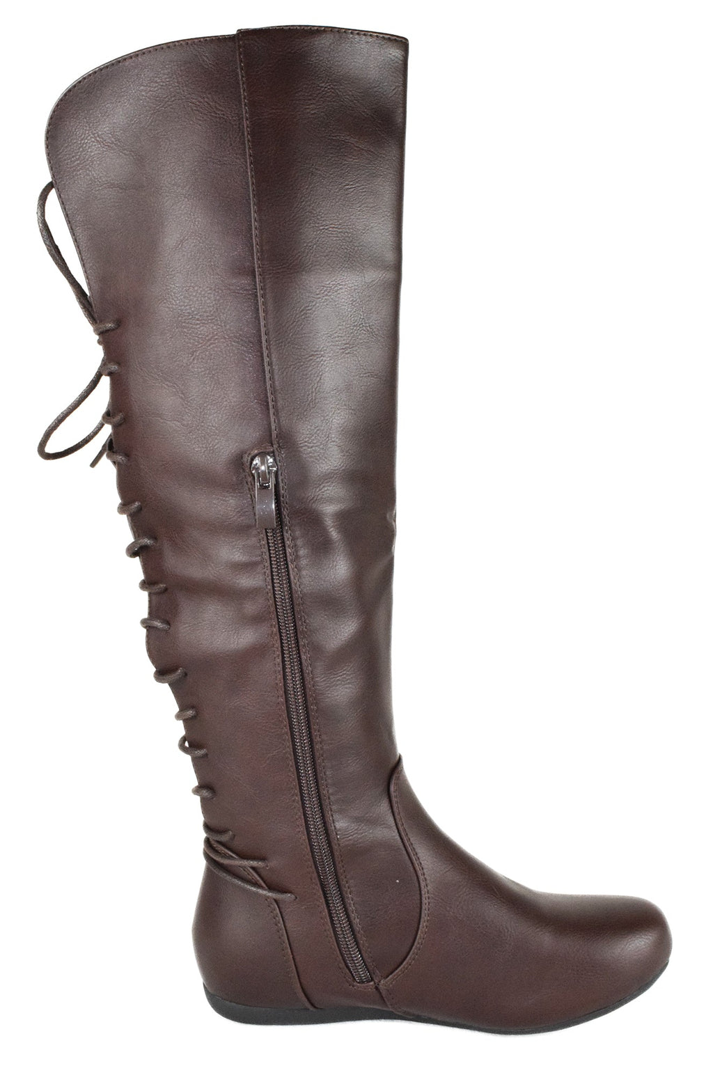 BANK-37 Brown PU TOP MODA