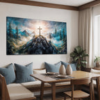 Cross On A Hill Faith Wall Art III