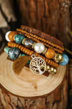 Boho Beaded Bracelets Set
