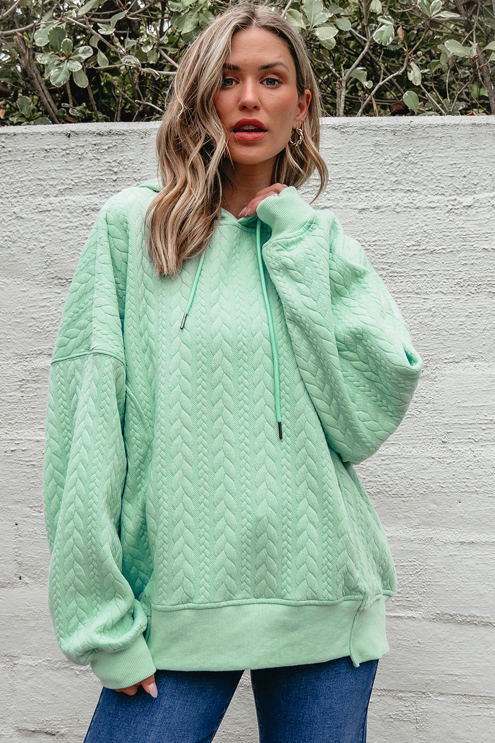 Promise Textured Baggy Hoodie