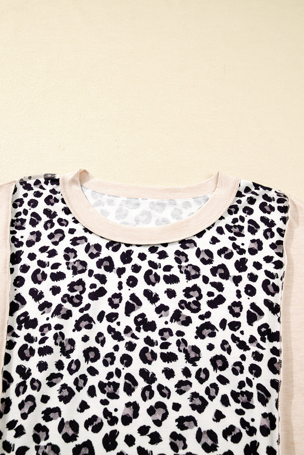 Geometric Leopard Sweater