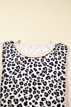 Geometric Leopard Sweater