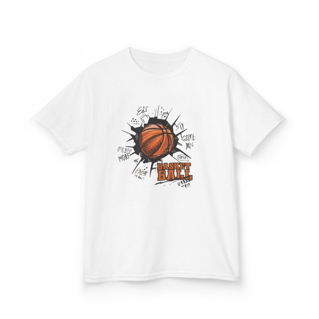 Kids Basketball Tee — Slam Dunk Graphic Shirt