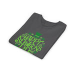 Youth Tee — Happy St. Patrick's Day Green Lettering Kids Shirt
