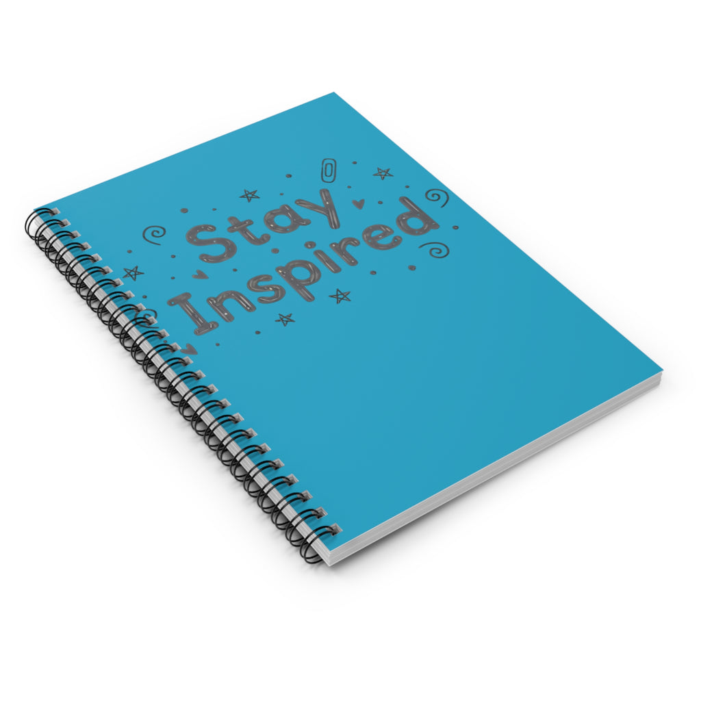 Stay Inspired Spiral Notebook — Ruled Journal for Students & Creatives