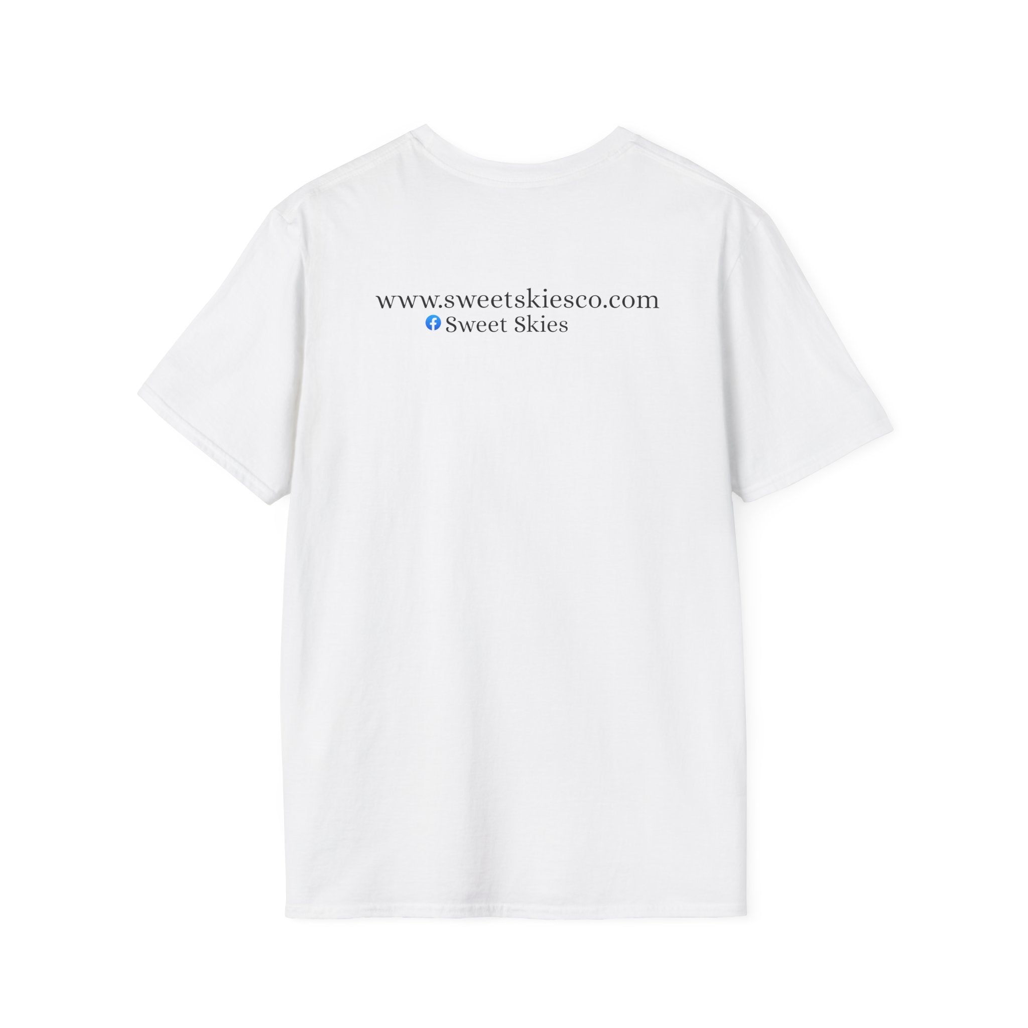 Sweet Skies Logo T-Shirt — Branded Crew Neck Tee