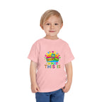Toddler Tee — "I Have No Idea What This Is" Colorful Retro Toy Graphic