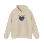 Distressed Drip Heart Hoodie | Soft Grunge Hearts, punk heart design